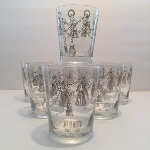 Vintage Ferro- Los Angeles MCM Cocktail Glasses (7)